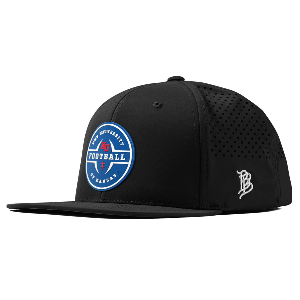 University of Kansas "Kansas Football Legacy" Flat Performance Black