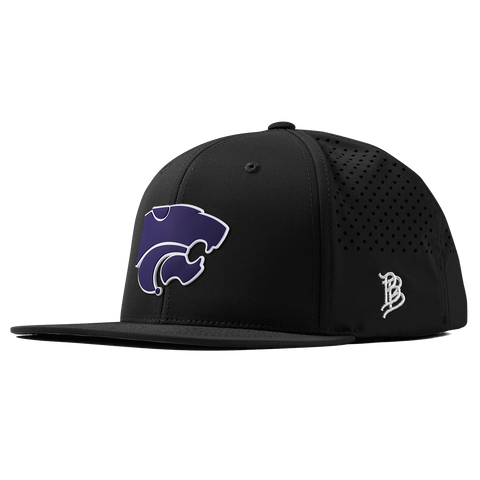 Kansas State "Kansas State Team Logo" Flat Performance Black