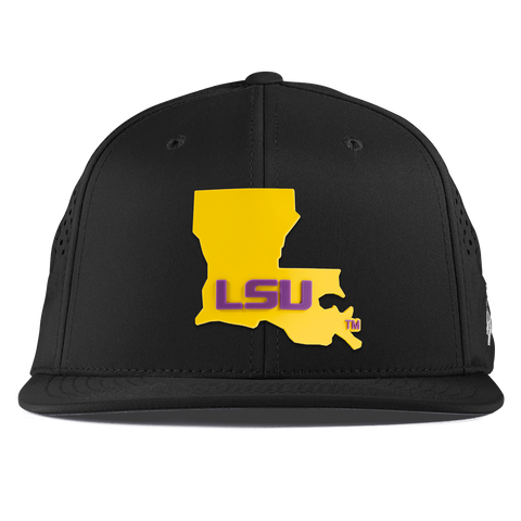 Louisiana State University "LSU Gold State" Flat Performance Black