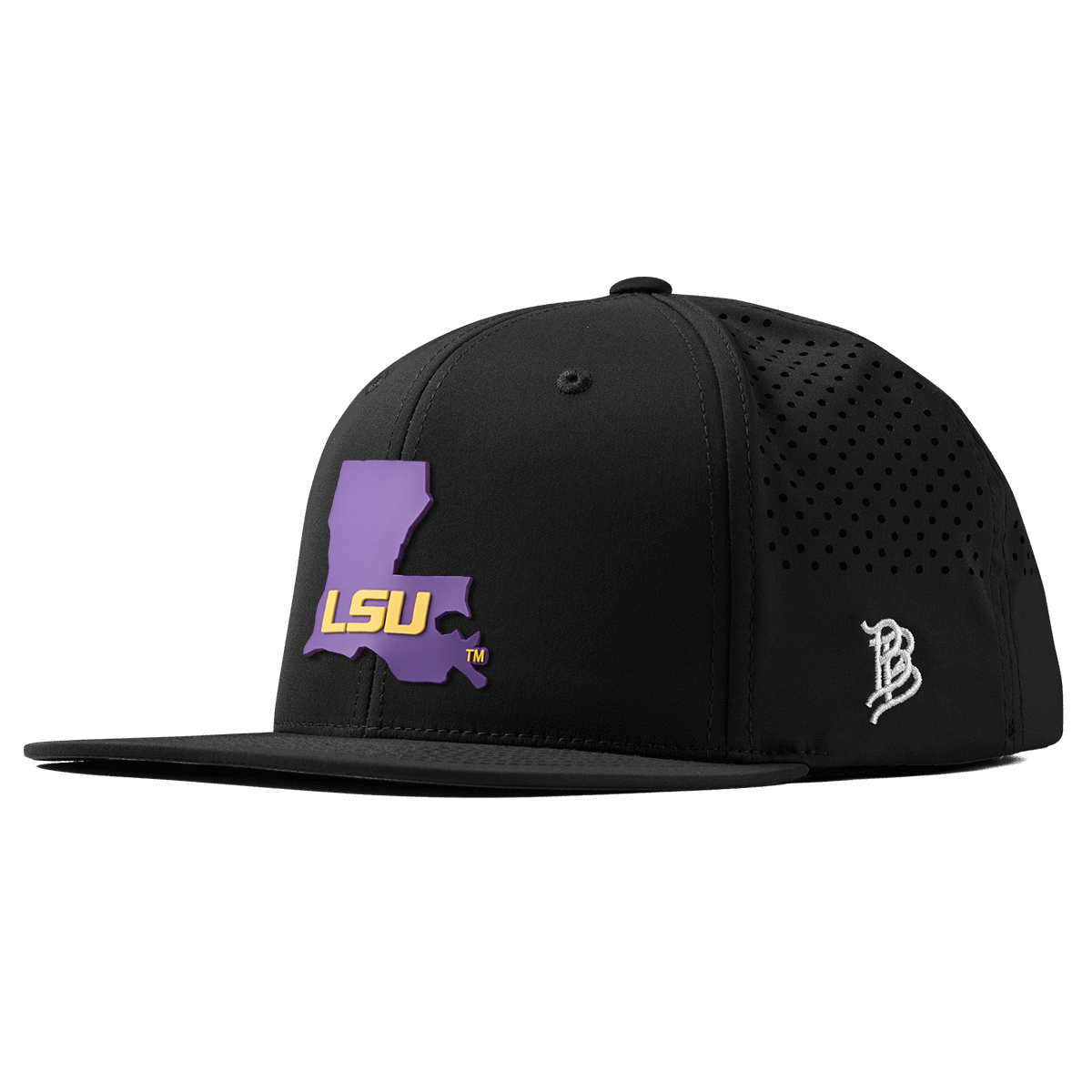 Louisiana State University "LSU State" Flat Performance Black