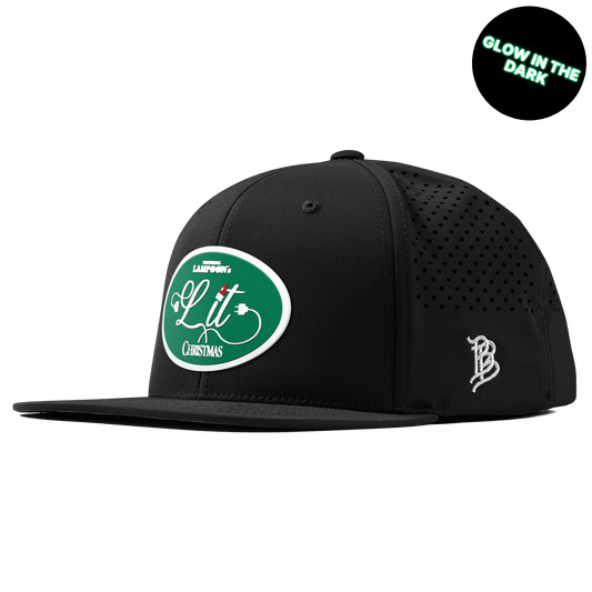 National Lampoon "Lit Christmas" Flat Performance Black