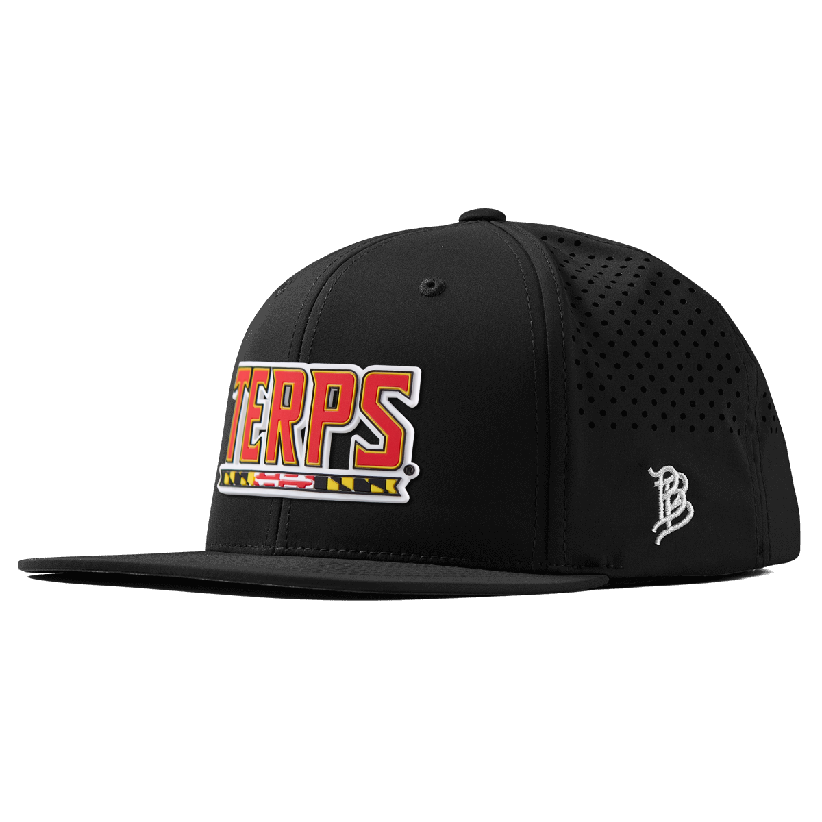 University of Maryland "Maryland Terps" Flat Performance Black