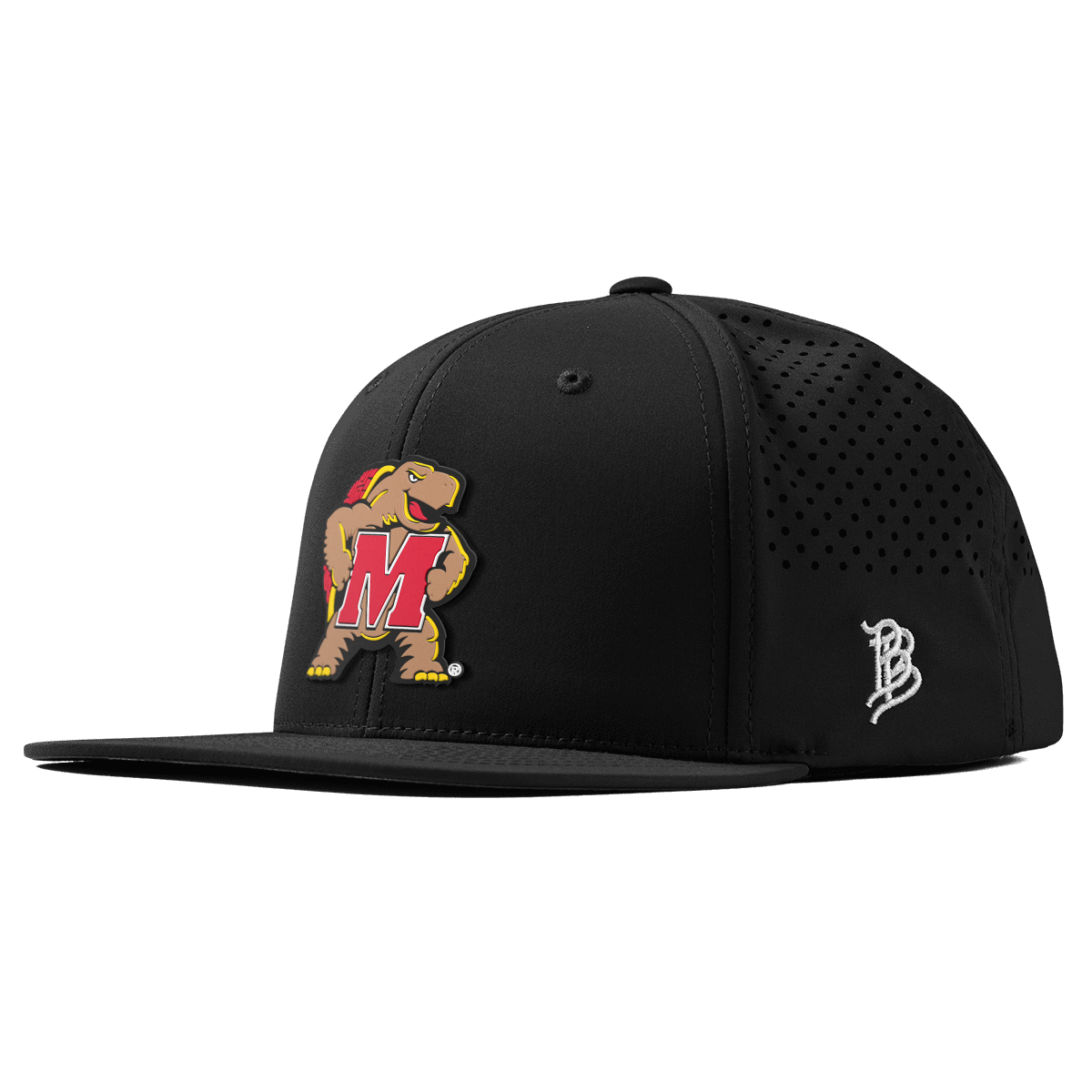 University of Maryland "Maryland Terrapin Team Logo" Flat Performance Black