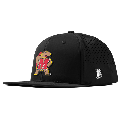 University of Maryland "Maryland Terrapin Team Logo" Flat Performance Black