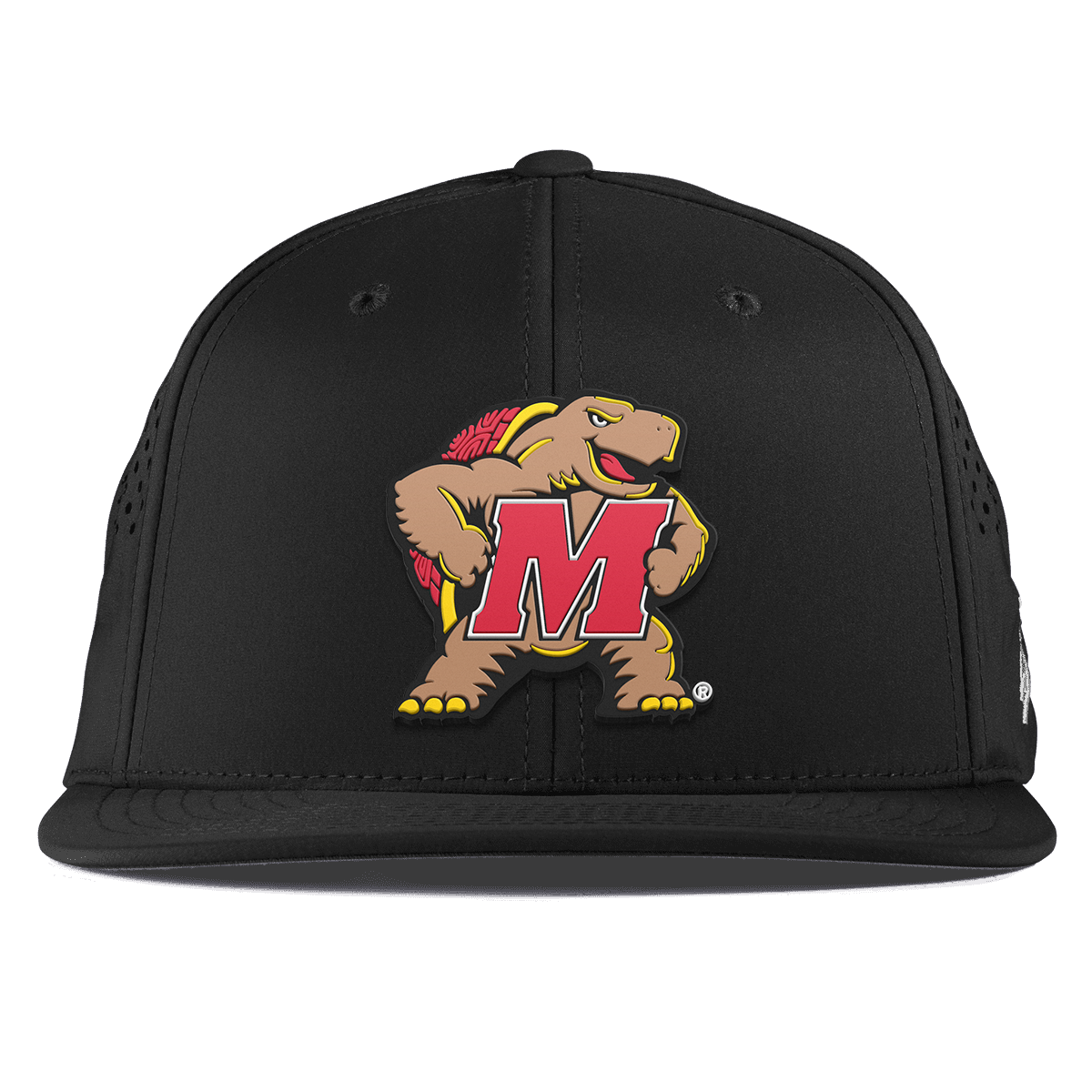 University of Maryland "Maryland Terrapin Team Logo" Flat Performance Black