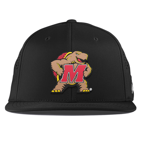 University of Maryland "Maryland Terrapin Team Logo" Flat Performance Black