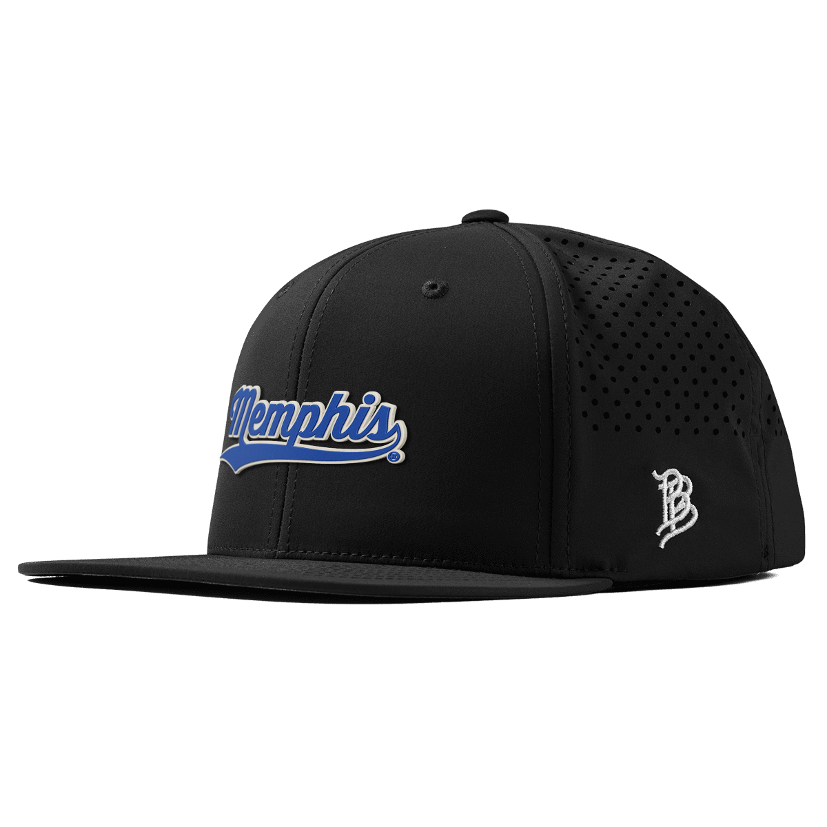 University of Memphis "Memphis Script" Flat Performance Black