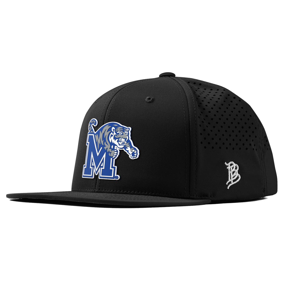 University of Memphis "Memphis Team Logo" Flat Performance Black