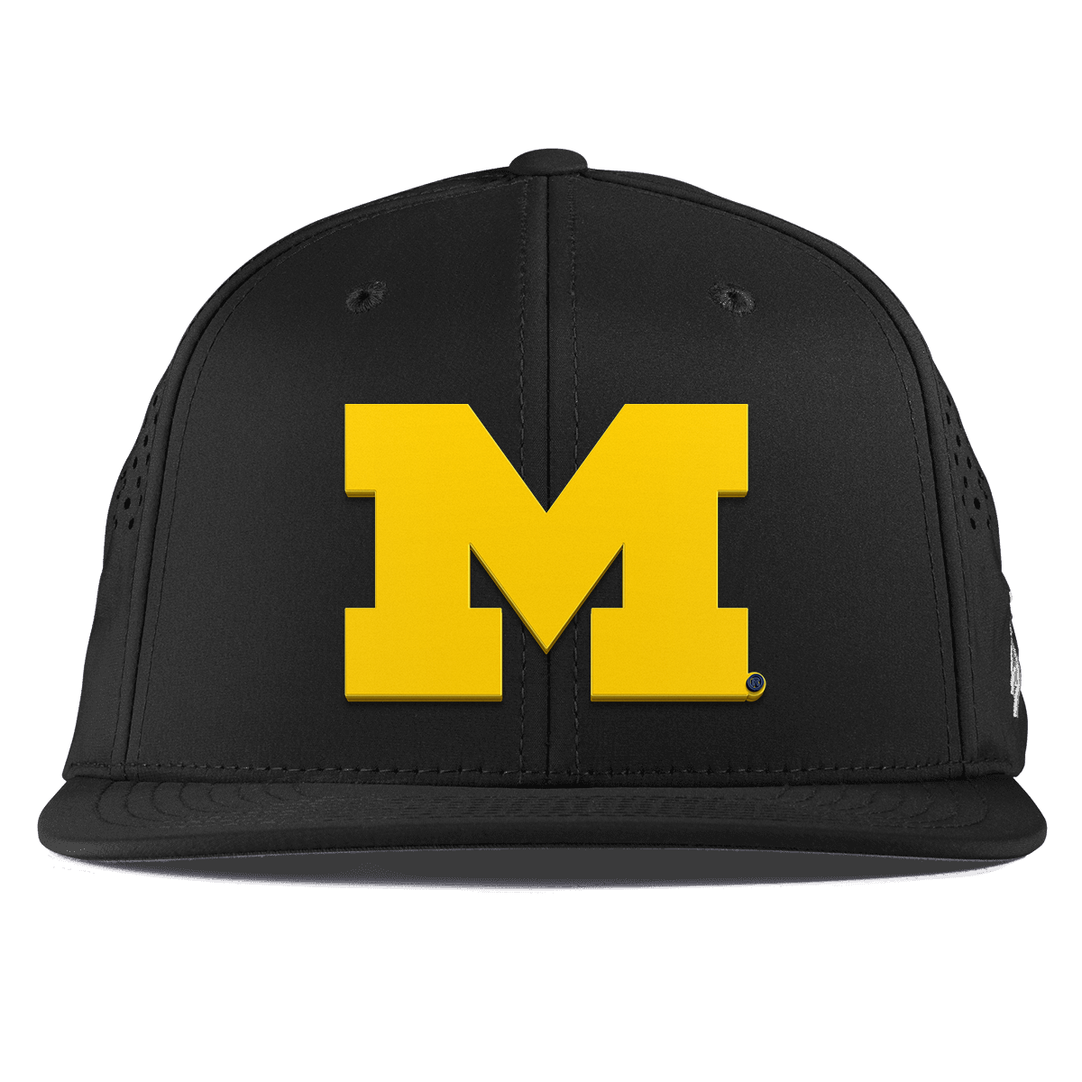 University of Michigan "Michigan Gold Block" Flat Performance Black