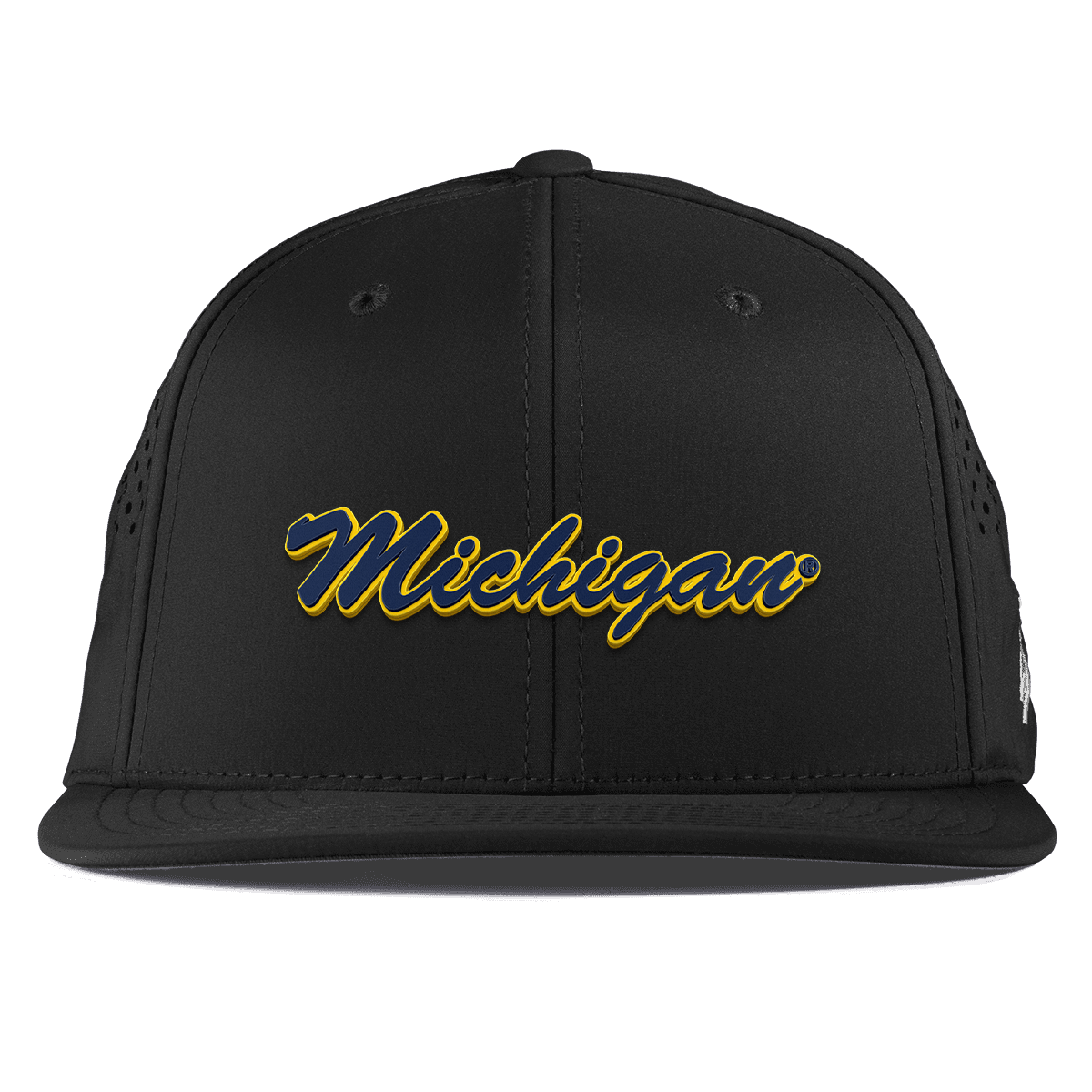 University of Michigan "Michigan Script" Flat Performance Black
