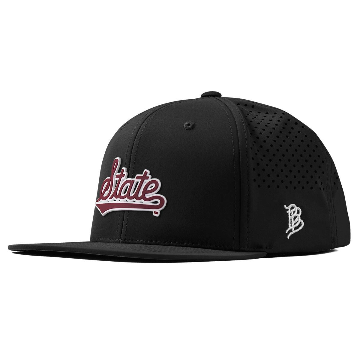 Mississippi State University "Mississippi State Script" Flat Performance Black