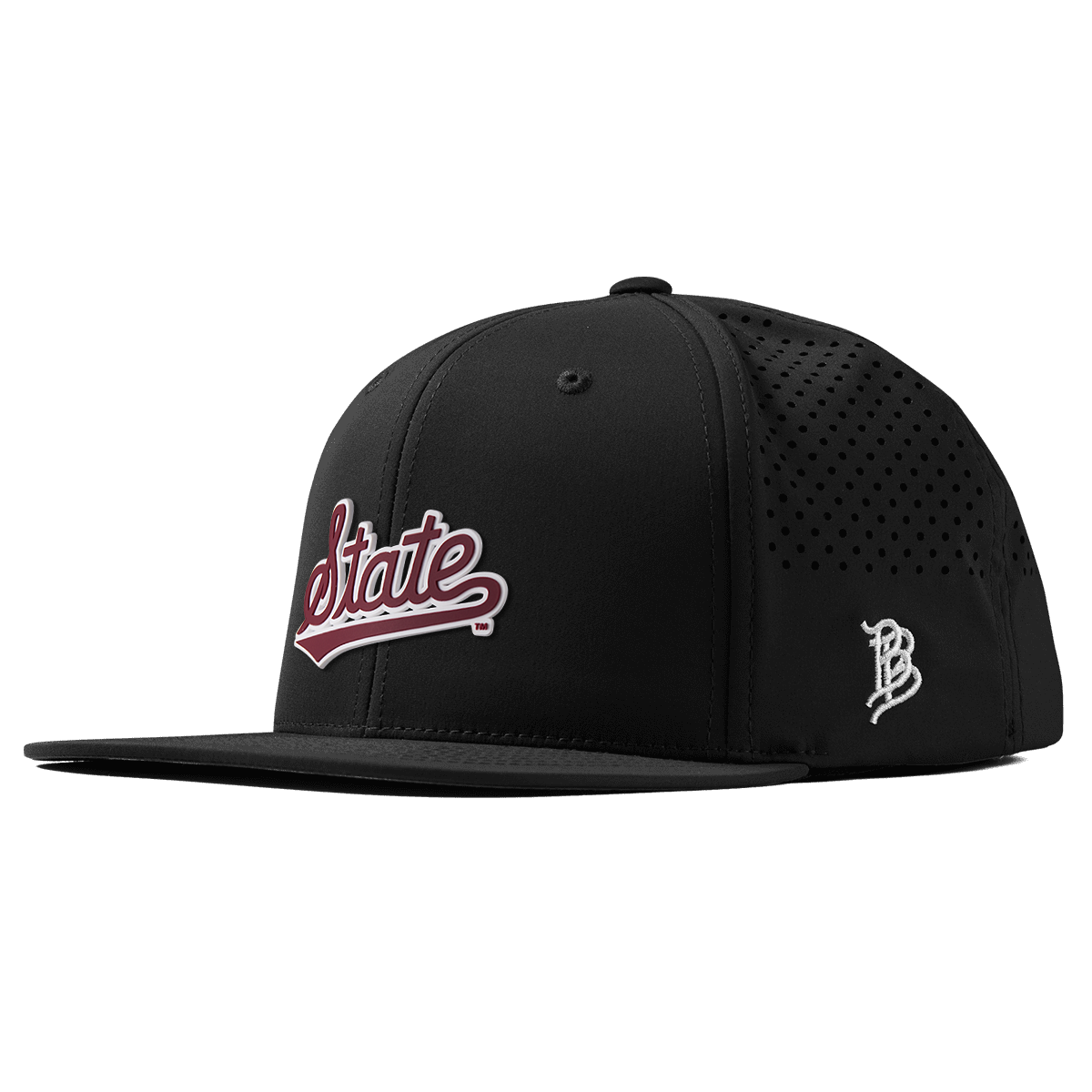 Mississippi State University "Mississippi State Script" Flat Performance Black