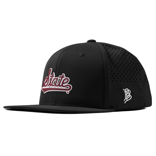 Mississippi State University "Mississippi State Script" Flat Performance Black