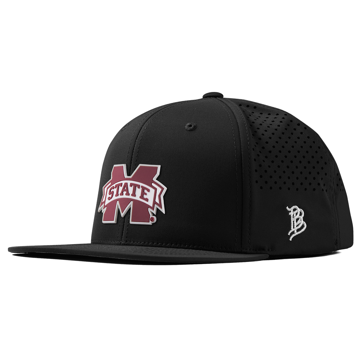 Mississippi State University "Mississippi State Team Logo" Flat Performance Black