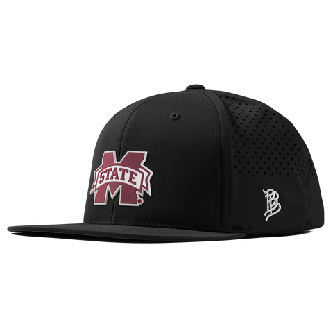 Mississippi State University "Mississippi State Team Logo" Flat Performance Black