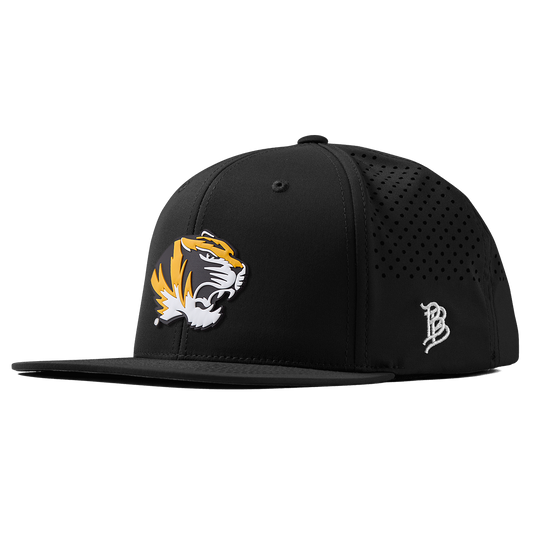 University of Missouri "Missouri Tigers Team Logo" Flat Performance Black