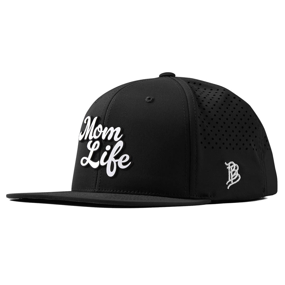 Mom Life Script Flat Performance Black