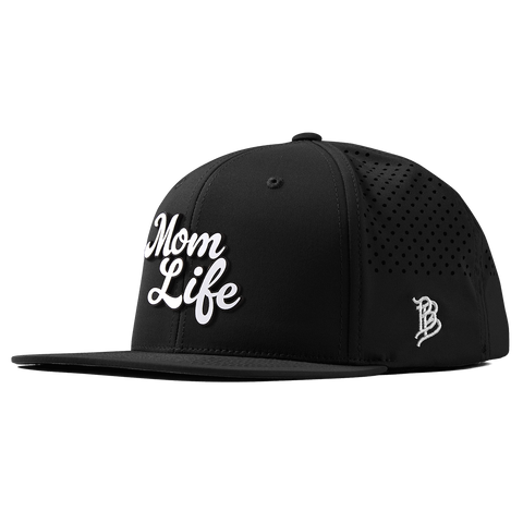 Mom Life Script Flat Performance Black