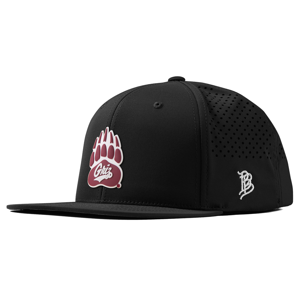 University of Montana "Montana Grizz" Flat Performance Black