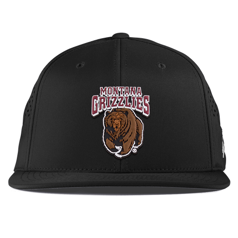 University of Montana "Montana Grizzlies Team Logo" Flat Performance Black