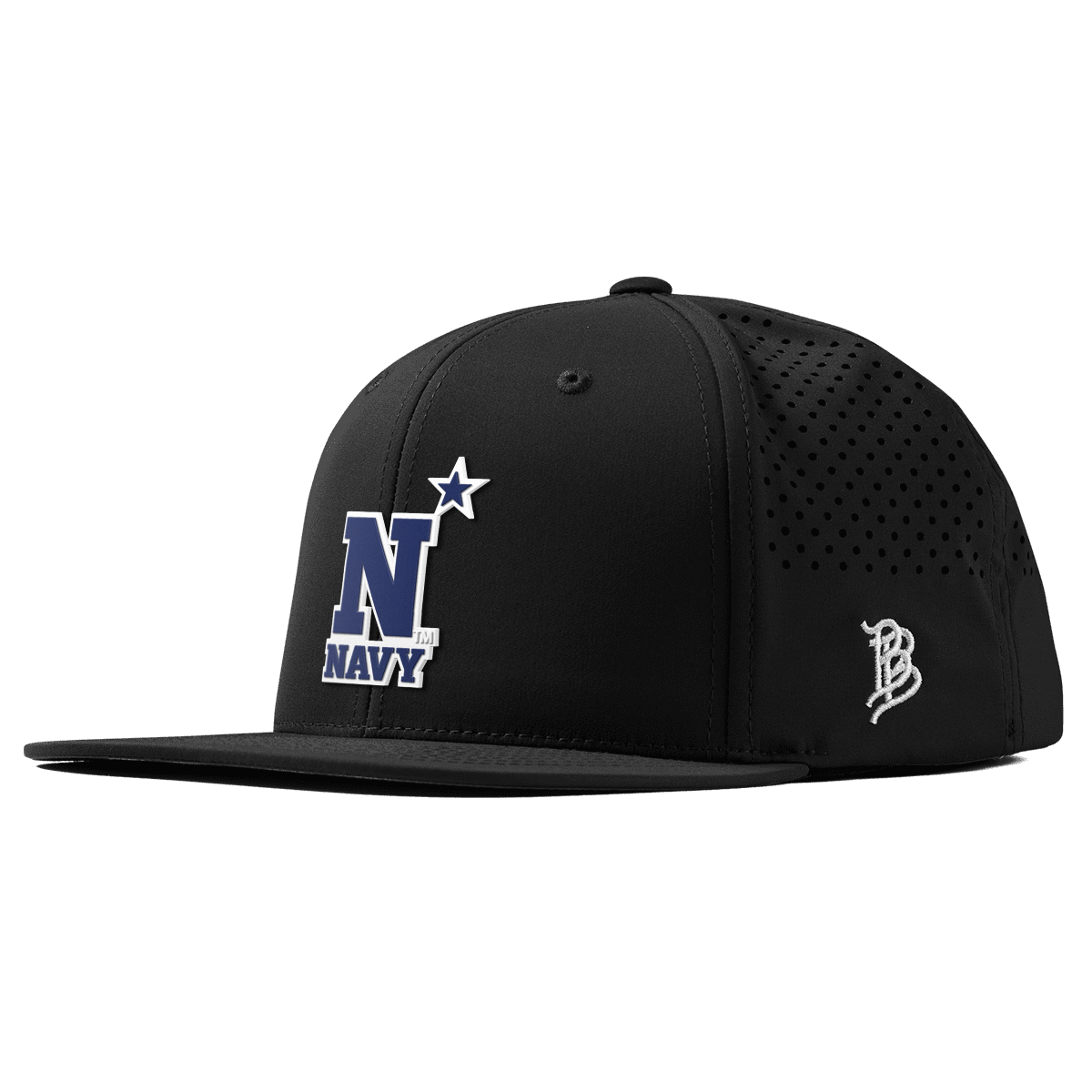 United States Naval Academy "Naval Academy Team Logo Navy" Flat Performance Black