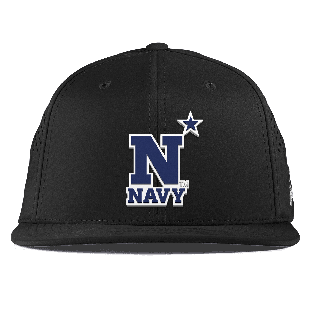 United States Naval Academy "Naval Academy Team Logo Navy" Flat Performance Black