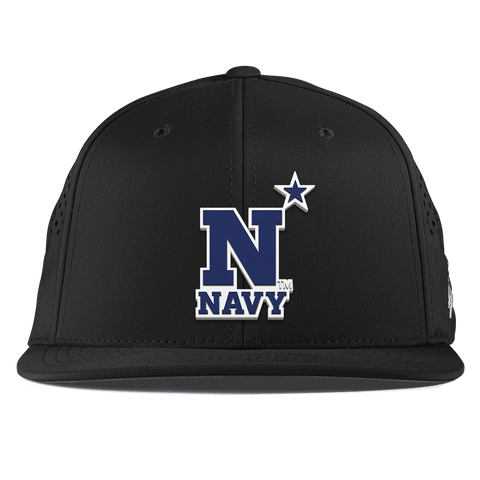 United States Naval Academy "Naval Academy Team Logo Navy" Flat Performance Black