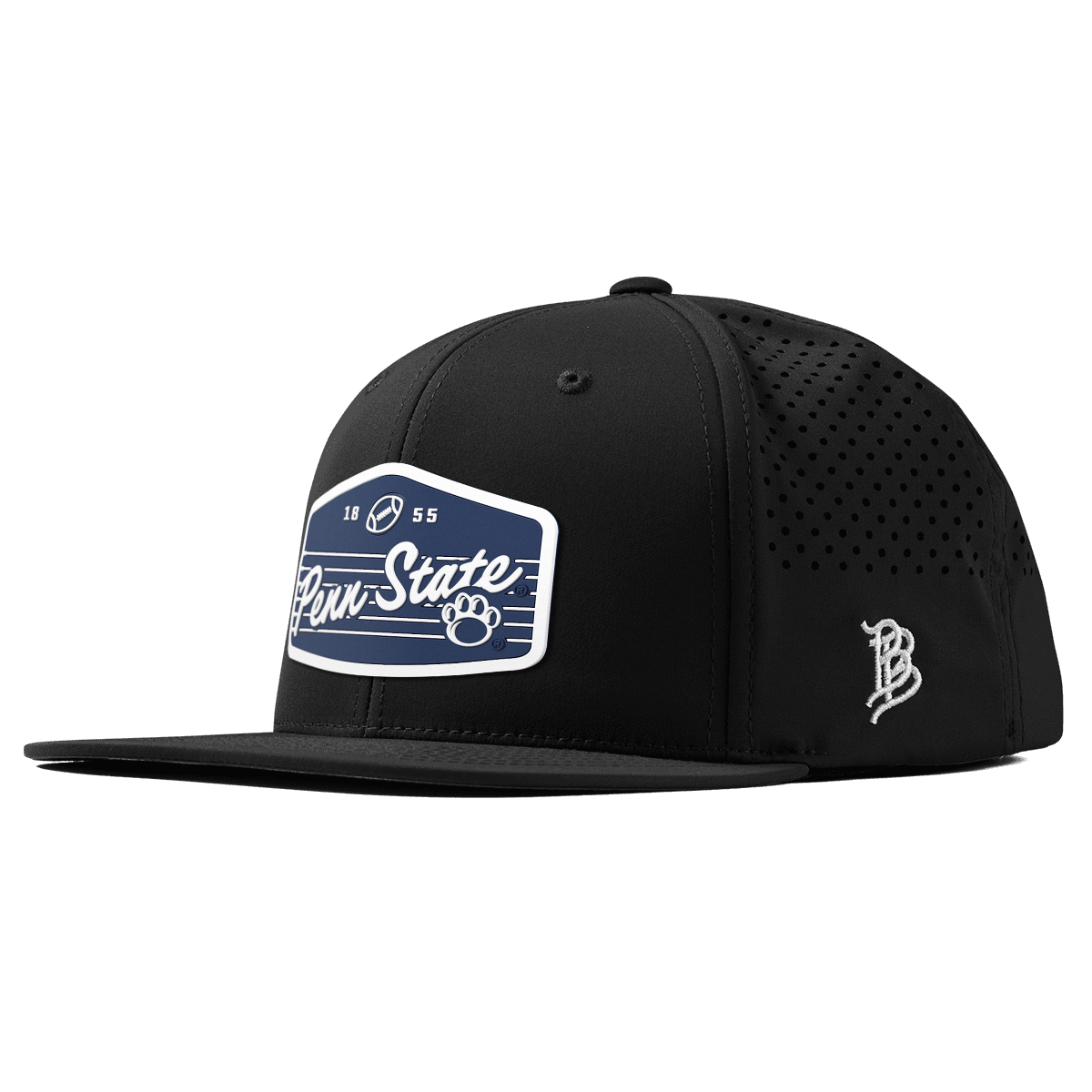 Penn State University "Nittany Lions Football" Flat Performance Black