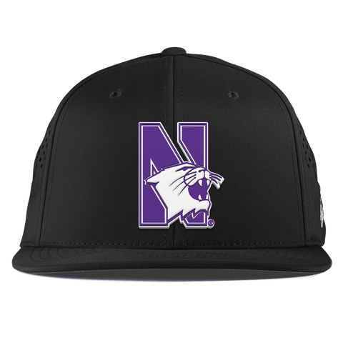 Northwestern University "Northwestern Block Logo" Flat Performance Black