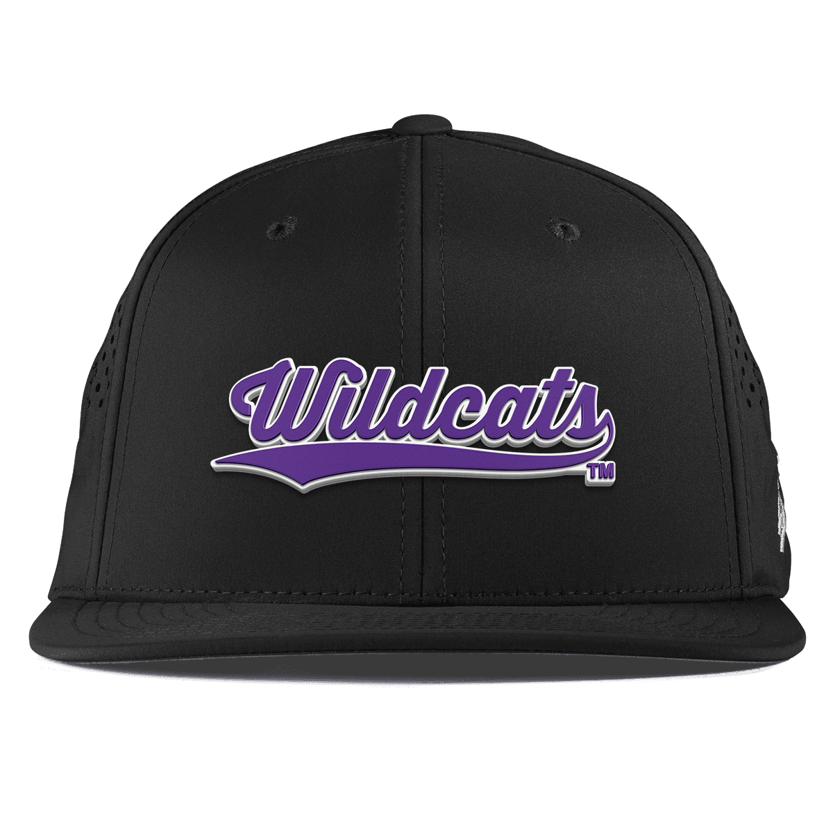 Northwestern University "Northwestern Wildcats Script" Flat Performance Black