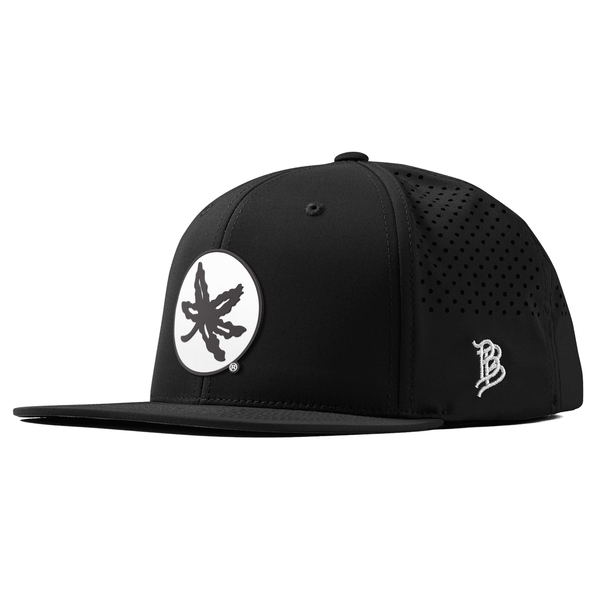 Ohio State University "OSU Buckeye Logo" Flat Performance Black