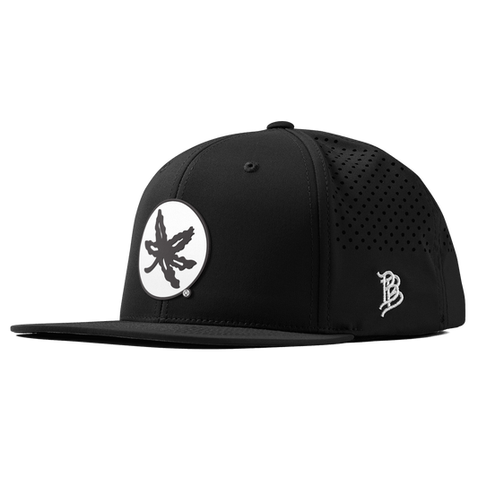 Ohio State University "OSU Buckeye Logo" Flat Performance Black