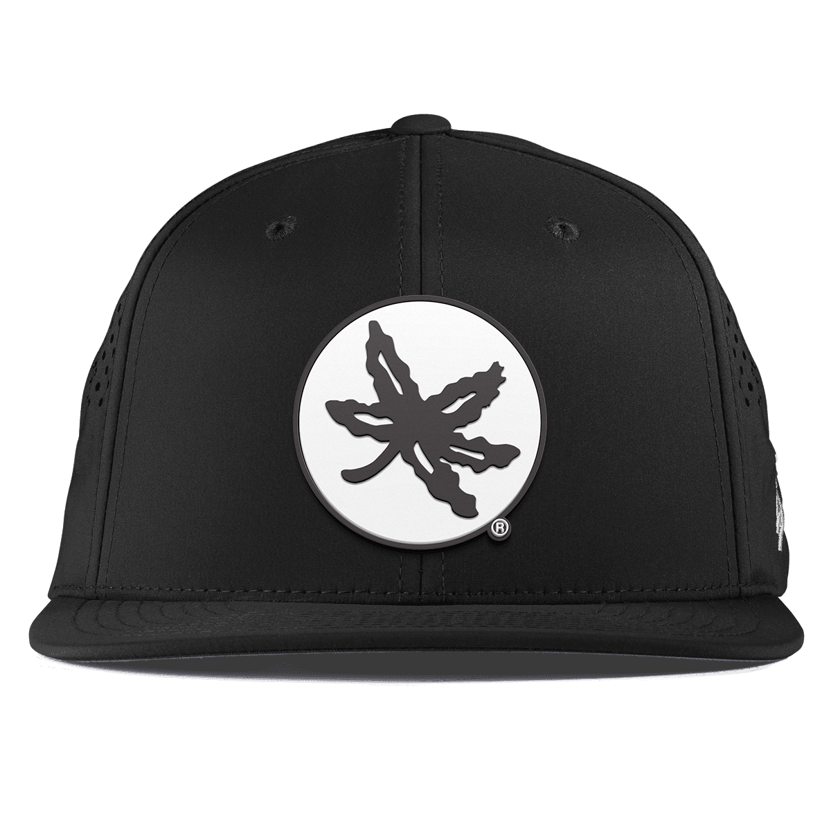 Ohio State University "OSU Buckeye Logo" Flat Performance Black