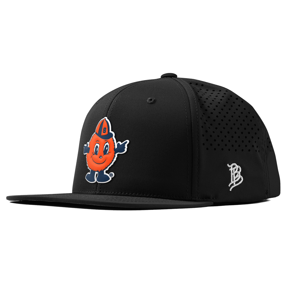 Syracuse University "Otto The Orange" Flat Performance Black 