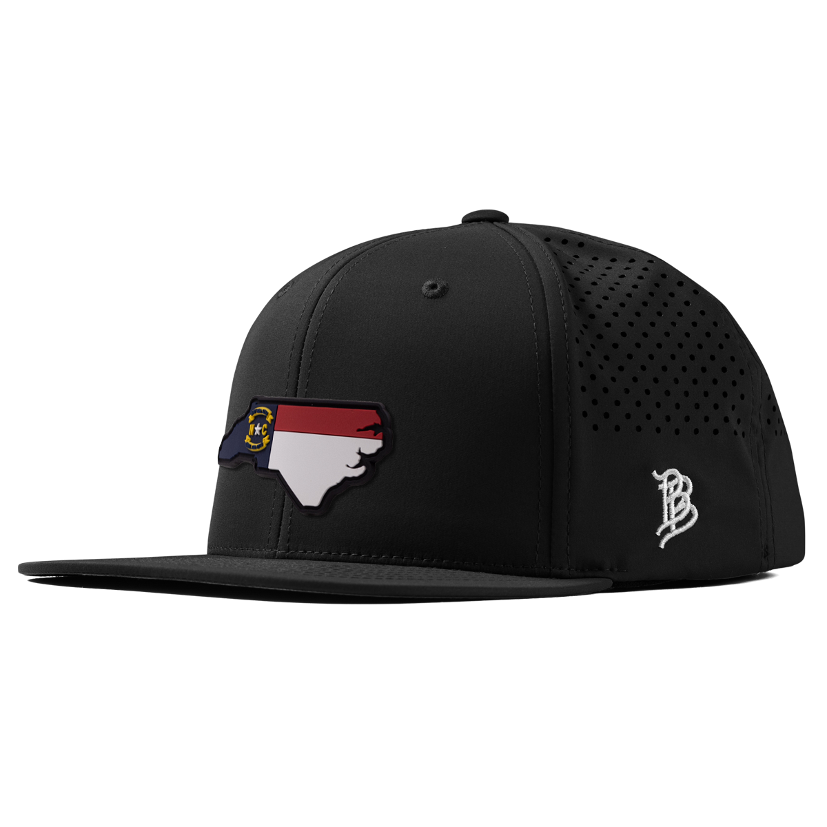 North Carolina 12 PVC Flat Performance Black