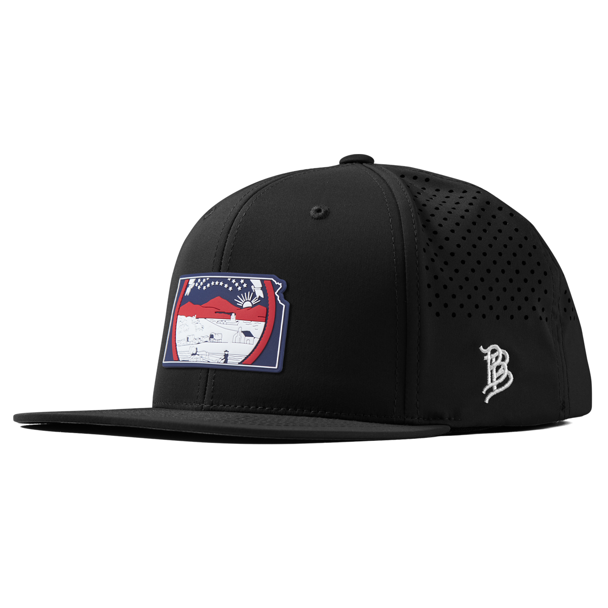 Kansas Patriot Series Flat Performance Black