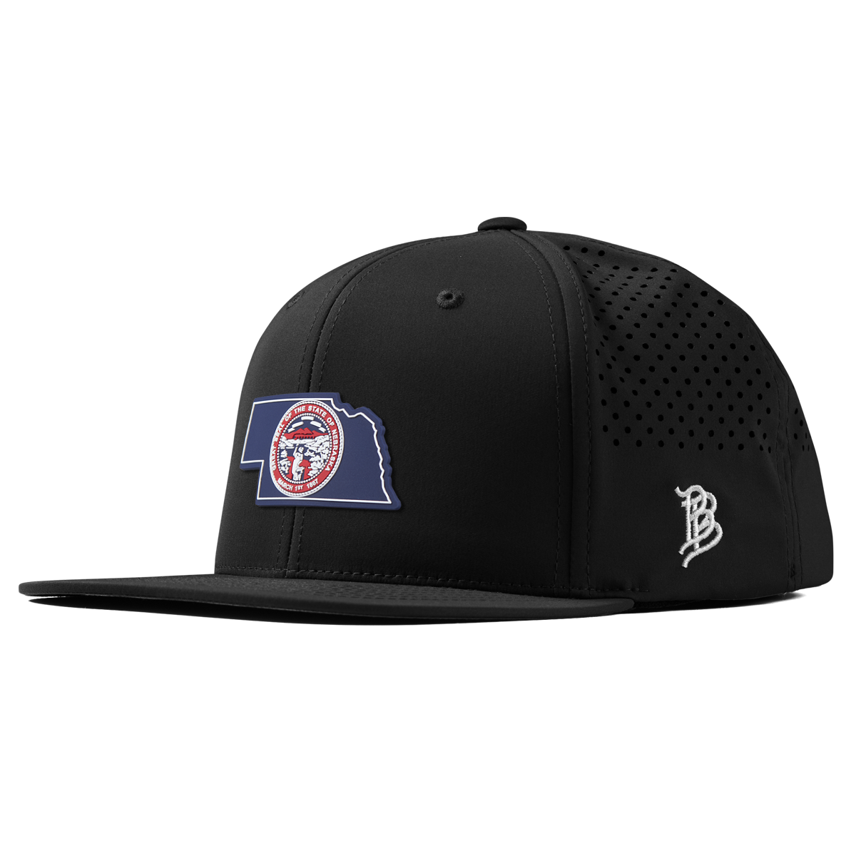 Nebraska Patriot Series Flat Performance Black