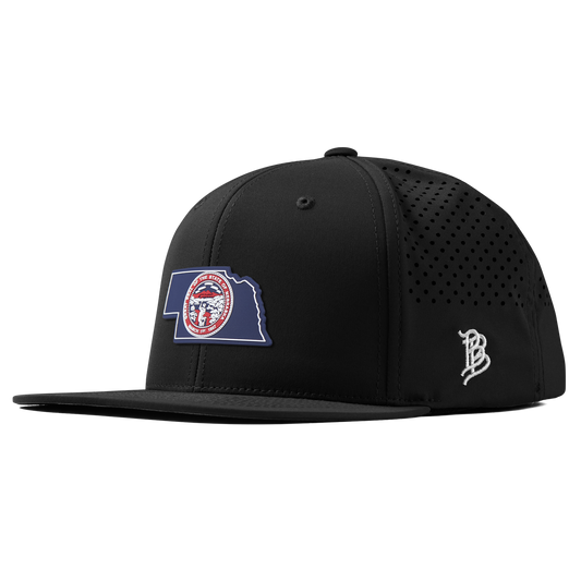 Nebraska Patriot Series Flat Performance Black