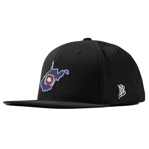 West Virginia Patriot Series Flat Performance Black