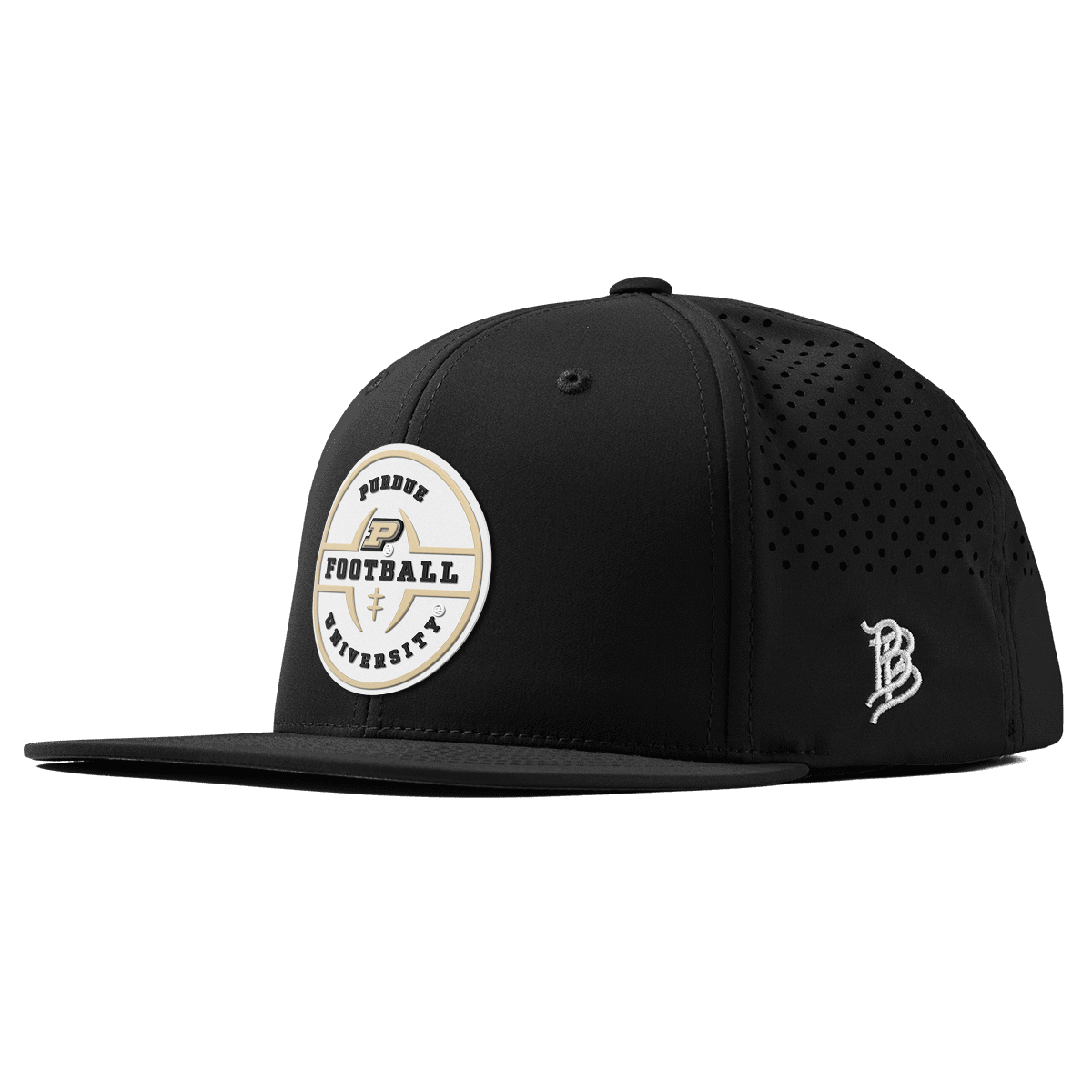 Purdue University "Purdue Football Legacy" Flat Performance Black