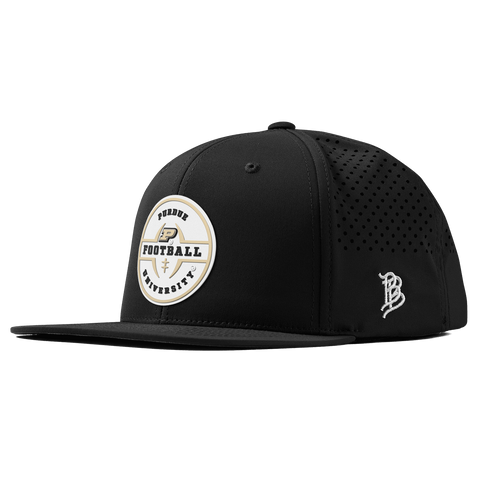 Purdue University "Purdue Football Legacy" Flat Performance Black