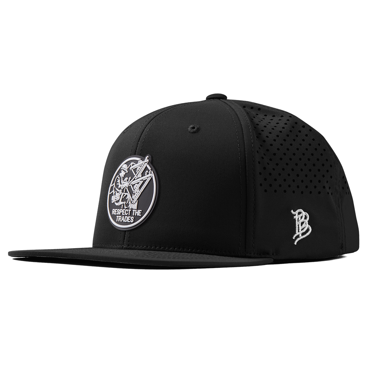 Respect The Trades Lineman Flat Performance Black