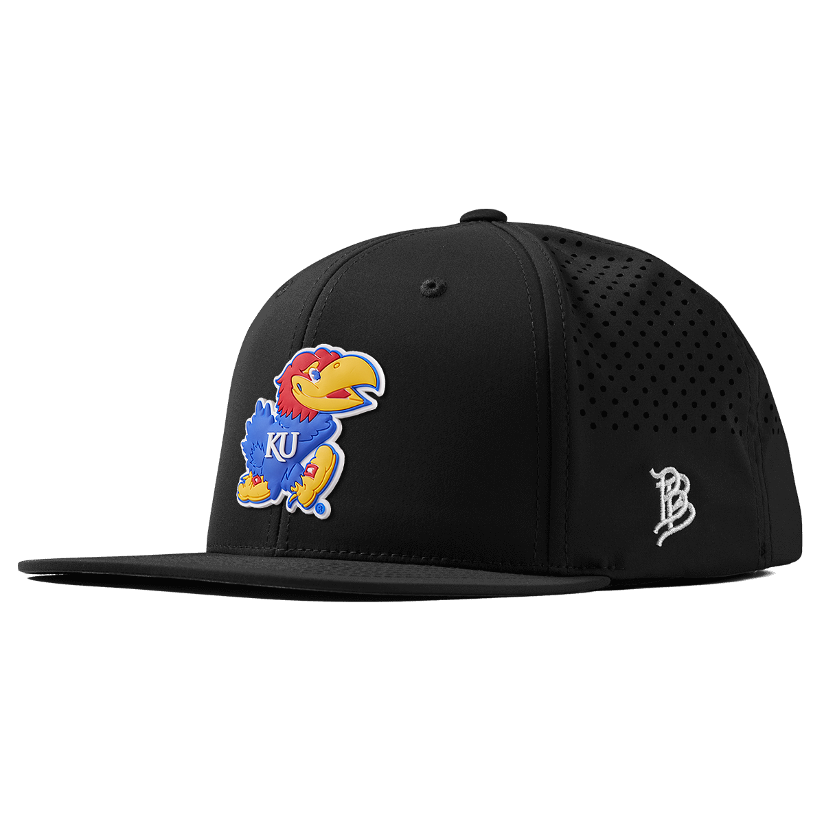 University of Kansas "Rock Chalk Jayhawk" Flat Performance Black