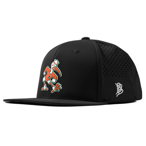 University of Miami "Sebastian the Ibis" Flat Performance Black