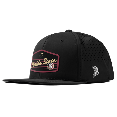 Florida State University "Seminole Football" Flat Performance Black