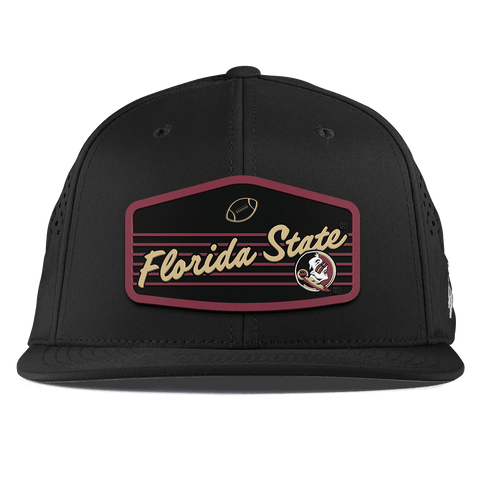 Florida State University "Seminole Football" Flat Performance Black