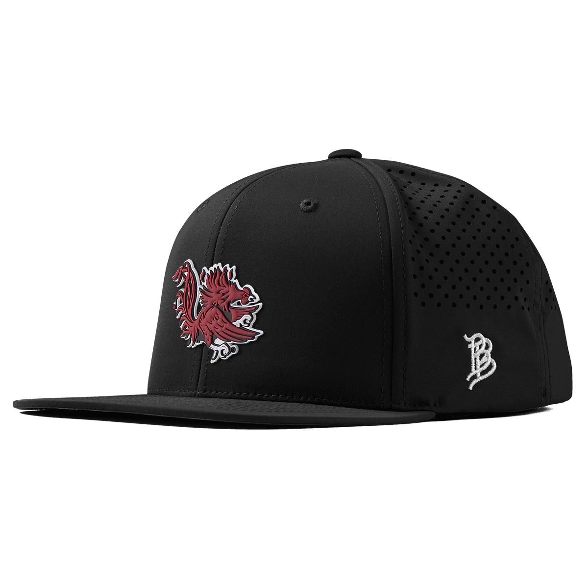 University of South Carolina "Sir Big Spur Logo" Flat Performance Black