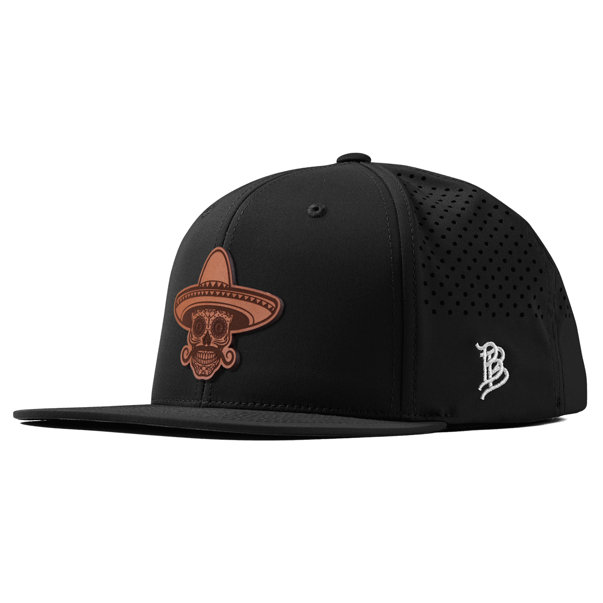 Sombrero Skull Flat Performance Black