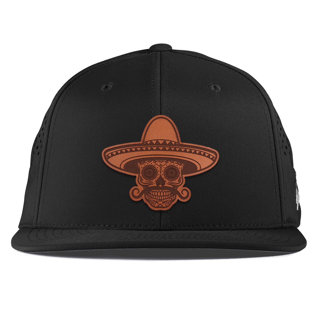 Sombrero Skull Flat Performance Black