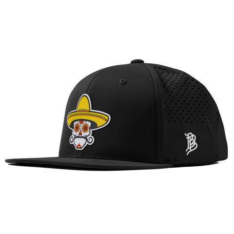 Sombrero Skull PVC Flat Performance Black